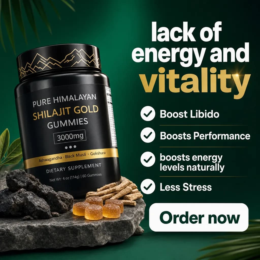 Affiche Creafrik : gommes Shilajit Himalayan, version 4.