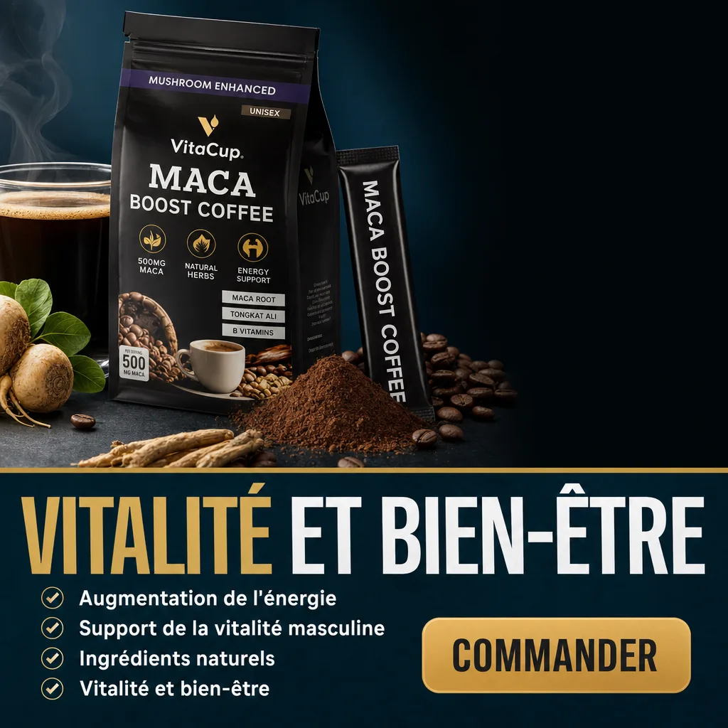 Affiche Creafrik : Maca Boost Coffee, version 2.